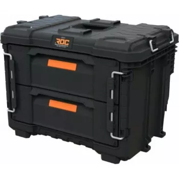 KETER DIY ROC Pro Gear 2 Μονάδα συρταριών XL Εργαλειοθήκη με 2 συρτάρια 56,5x37,5x41,3cm