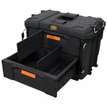 KETER DIY ROC Pro Gear 2 Μονάδα συρταριών XL Εργαλειοθήκη με 2 συρτάρια 56,5x37,5x41,3cm