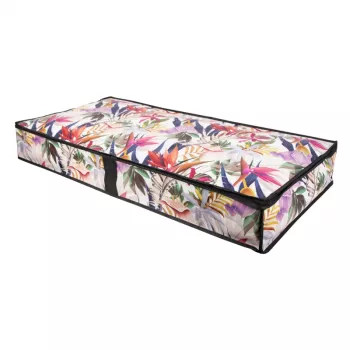ORDINETT κουτί αποθήκευσης ρούχων 107x50x15 cm Floral Beauty