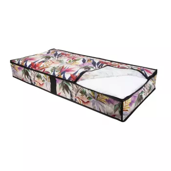 ORDINETT κουτί αποθήκευσης ρούχων 107x50x15 cm Floral Beauty