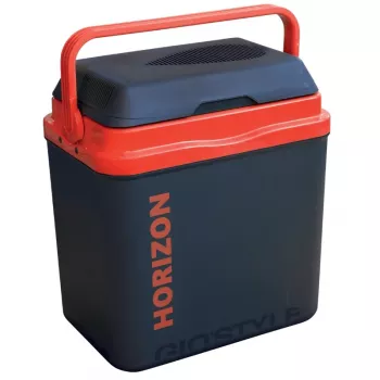 GIOSTYLE Horizon M 12/230V θερμαινόμενο και ψυκτικό κουτί 20L θερμοηλεκτρικό ψυγείο σκούρο γκρι/κόκκινο