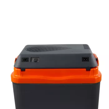 GIOSTYLE Horizon M 12/230V θερμαινόμενο και ψυκτικό κουτί 20L θερμοηλεκτρικό ψυγείο σκούρο γκρι/κόκκινο