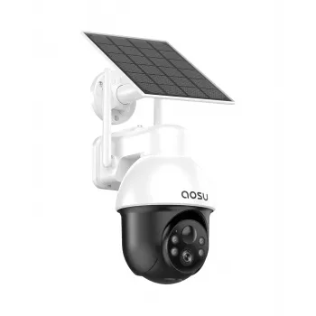 AOSU Smart Security SolarCam D1 SE - 2K ασύρματη εξωτερική κάμερα με ηλιακό πάνελ, έγχρωμη νυχτερινή όραση, ανίχνευση AI