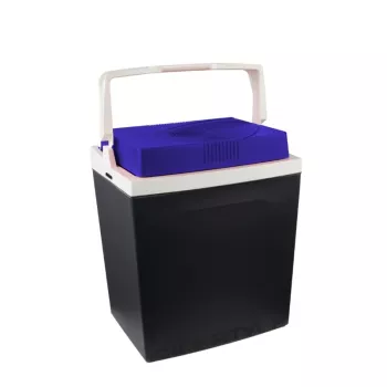 GIOSTYLE Brio 26 Ηλεκτρικό ψυγείο 12/230V 26L Σκούρο γκρι με Κόκκινες/Μπλε πινελιές