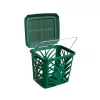 BIOBAG Κάδος βιοαποβλήτων MaxAir 7L 24x19,7x20,5cm Πράσινο