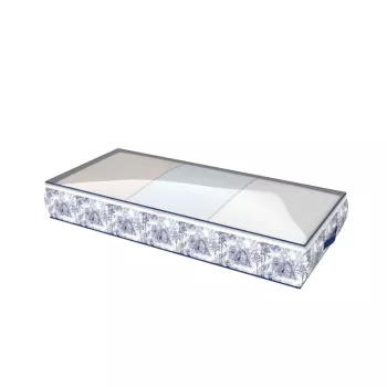 ORDINETT Κουτί ρούχων 100x45x15cm Kyoto Ανθρακί