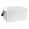 ORDINETT Κουτί αποθήκευσης M 41x31x25cm Βαμβάκι Γκρι