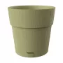 STEFANPLAST Γλάστρα με πιατάκι Ethica Ø40x39cm Πράσινο