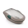 STEFANPLAST Τουαλέτα γάτας Furba Chic 59x39x22 cm Ανοιχτό γκρι/Πράσινο