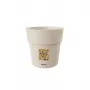STEFANPLAST Γλάστρα με πιατάκι Ethica Ø20x19cm Λευκό