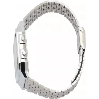 Casio AQ230A-7DMQD Unisex Retro Αναλογικό-ψηφιακό ρολόι χειρός, λευκό/ασημί