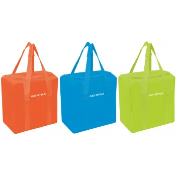 GIOSTYLE Fiesta Vertical Assorted Θερμο-τσάντα, πορτοκαλί/ανοιχτό μπλε/πράσινο