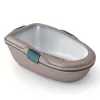 STEFANPLAST Τουαλέτα γάτας Furba Chic Maxi 69,5x47x26 cm ανοιχτό γκρι/πράσινο