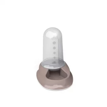 STEFANPLAST Chic Τροφοδότης/ποτίστρα 0,8L ανοιχτό γκρι