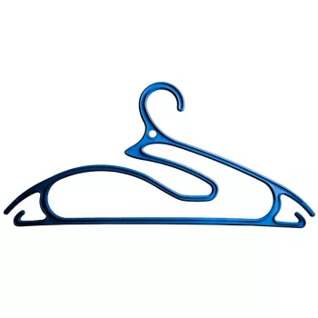 ORDINETT Clothes Hangers 5pcs Plastic 5in1 Collection 42cm Blue