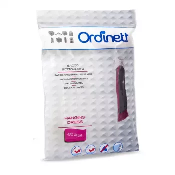 ORDINETT Σακούλες κενού Ordispace κρεμαστές για φορέματα 70x110cm