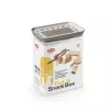 STEFANPLAST Ορθογώνιο ερμητικό δοχείο για τροφή ζώων 2,2L λευκό/ανοιχτό γκρι