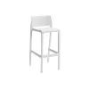 BICA σκαμπό μπαρ κήπου Volga Stool 65 50x49x89cm λευκό