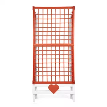 GIOSTYLE Love απλώστρα ρούχων λευκό/πορτοκαλί 180x56x96cm