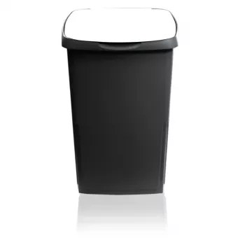 GIOSTYLE Eco Solution 45 L κάδος απορριμμάτων, Dark Grey/White