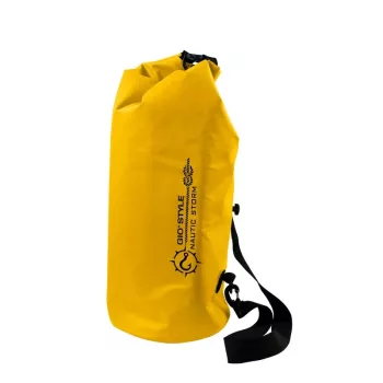 GIOSTYLE Αδιάβροχη θερμο-στεγνή τσάντα Nautic Storm L 20L, Ø23x63cm, κίτρινο