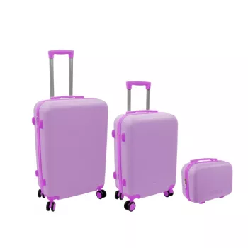 ORDINETT Συρταριέρα 3 τεμ., ροζ – 60L, 43L, 15L πλαστικά κουτιά αποθήκευσης