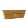 STEFANPLAST Ethica Flower Box with Tray 30x13x12 cm Mustard Yellow