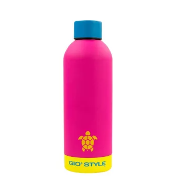 GIOSTYLE Fluo Παγούρι 0,5L ανάμεικτα ροζ/κίτρινο/πράσινο/μπλε