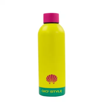 GIOSTYLE Fluo Παγούρι 0,5L ανάμεικτα ροζ/κίτρινο/πράσινο/μπλε