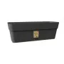 STEFANPLAST Ethica Γλάστρα με πιατάκι 50x18x17 cm γκρι