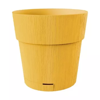 STEFANPLAST Ethica Γλάστρα με πιατάκι Ø40x39cm μουσταρδί