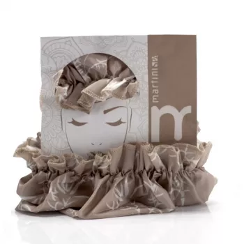 MARTINI SPA Σκουφάκι ντους Natural - PEVA αδιάβροχο επαναχρησιμοποιούμενο προστατευτικό μαλλιών