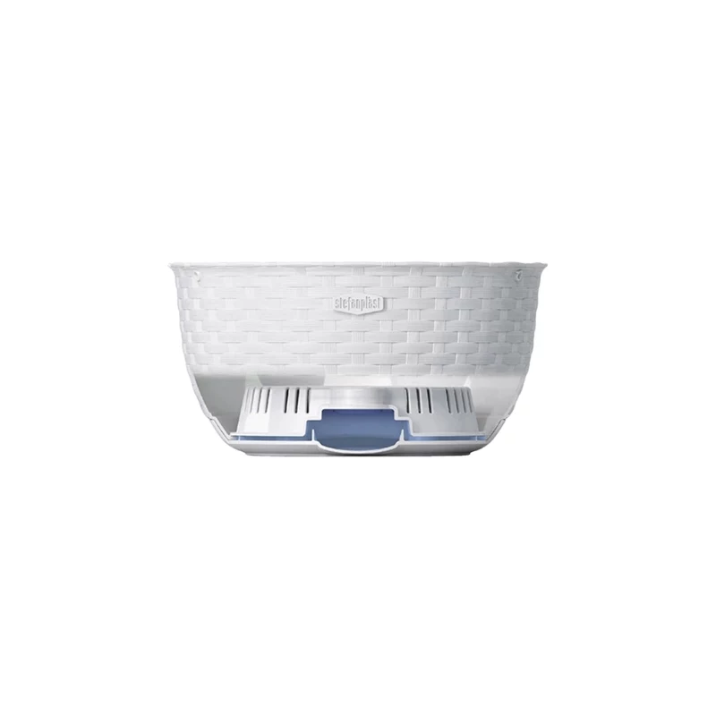 STEFANPLAST Κρεμαστή γλάστρα Natural Ø30x14,5cm καφέ