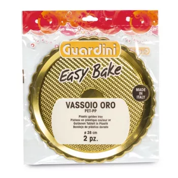 GUARDINI Easy Bake Gold Πλαστικοί δίσκοι, σετ 2 τεμ. Ø28cm