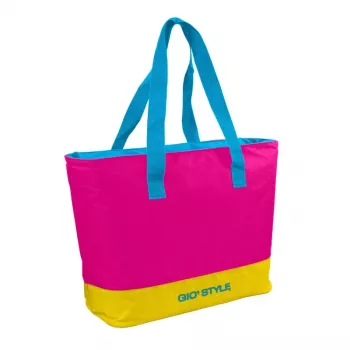GIOSTYLE Θερμοτσάντα Beach Fluo Tote Assorted, 24L, πράσινο/ροζ/κίτρινο/γαλάζιο