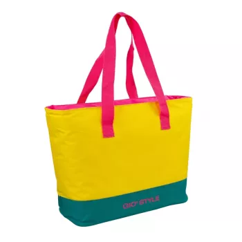 GIOSTYLE Θερμοτσάντα Beach Fluo Tote Assorted, 24L, πράσινο/ροζ/κίτρινο/γαλάζιο