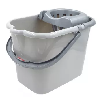 SAUBER Οβάλ κουβάς 15L με στύψιμο με κουμπί