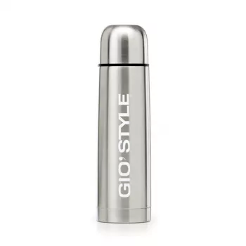 GIOSTYLE Thermos Ασημί 1L Ανοξείδωτο θερμός κενού