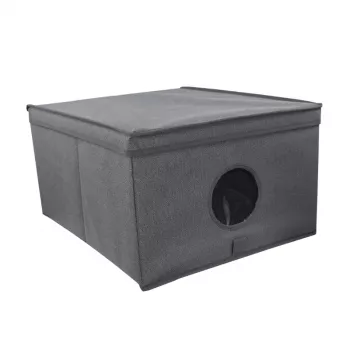 ORDINETT Πτυσσόμενο κουτί L Μέγεθος 50x40x25 cm Γκρι
