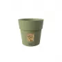 STEFANPLAST Ethica Γλάστρα με Πιατάκι, 20 cm, Πράσινο