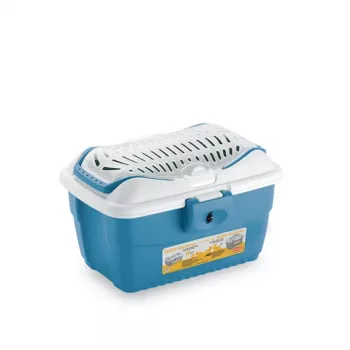 STEFANPLAST Μεταφορικό κουτί Mini Gulliver 40x30x24cm Λευκό/Μπλε
