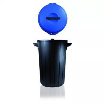 GIOSTYLE Eco Solution 35L Κάδος απορριμμάτων Σκούρο γκρι/Μπλε 42,5x37,5x54cm