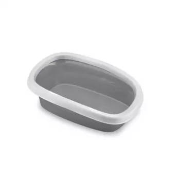 STEFANPLAST Αμμολεκάνη γάτας Sprint 10 43x31x14 cm Λευκό/Γκρι