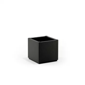 STEFANPLAST Ethica Τετράγωνη ζαρντινιέρα 36x36x35 cm Γκρι