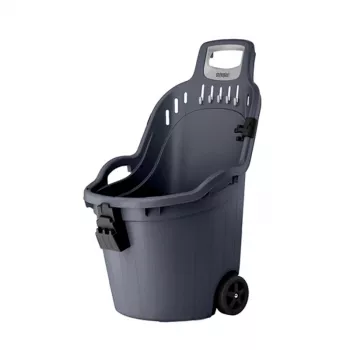 STEFANPLAST Καρότσι κήπου Helpy Cart 50L 59,5x53x88,5cm Γκρι