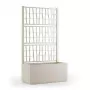 STEFANPLAST Ζαρντινιέρα με πλέγμα Ethica 80x36x140 cm Λευκό