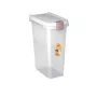 STEFANPLAST Δοχείο αποθήκευσης τροφής 25L 10kg Διάφανο/Λευκό
