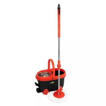 GIOSTYLE Σετ καθαρισμού δαπέδου Love Spin Mop 360° ασορτί, 4 χρώματα