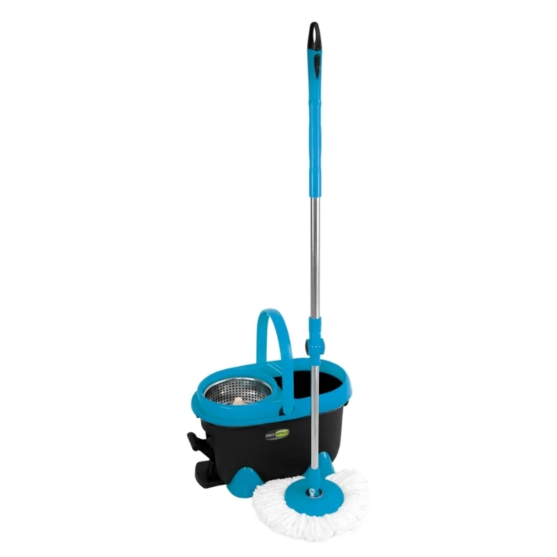 GIOSTYLE Σετ καθαρισμού δαπέδου Love Spin Mop 360° ασορτί, 4 χρώματα