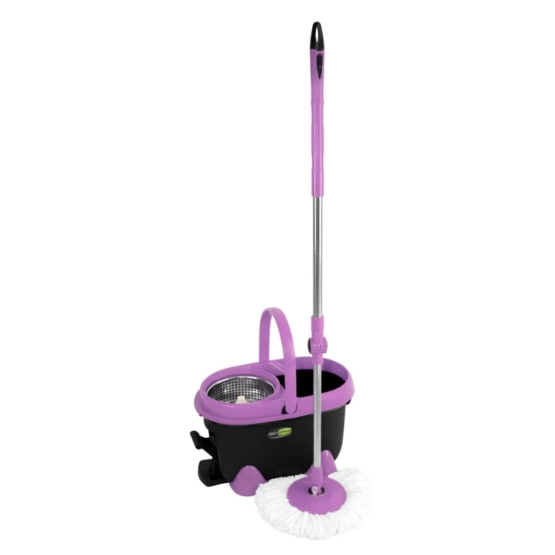 GIOSTYLE Σετ καθαρισμού δαπέδου Love Spin Mop 360° ασορτί, 4 χρώματα